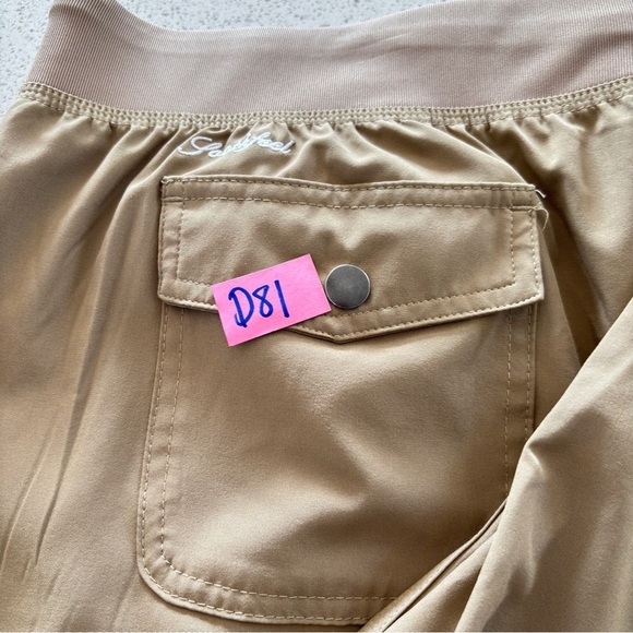 Soothfeel Capri Lightweight Khaki Cargo Pants Plus Sz XXXL Stretch Elastic Waist - Picture 13 of 15